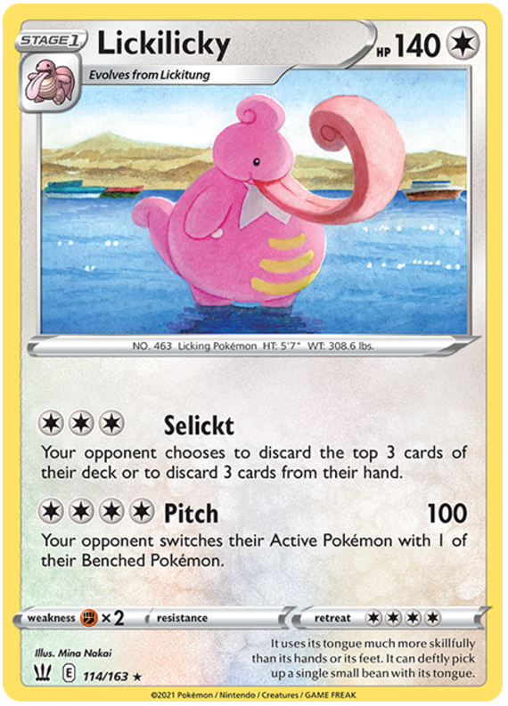 Lickilicky (114/163) [Sword & Shield: Battle Styles] | Fandemonia Ltd