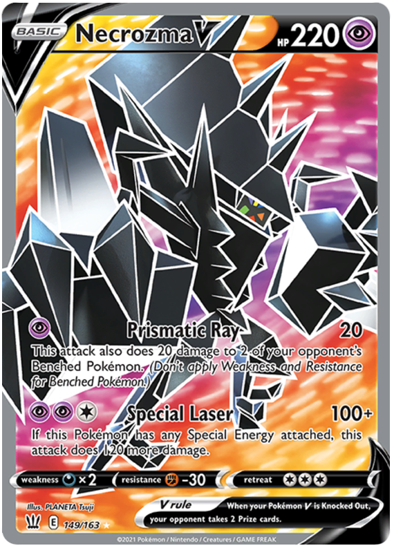 Necrozma V (149/163) [Sword & Shield: Battle Styles] | Fandemonia Ltd