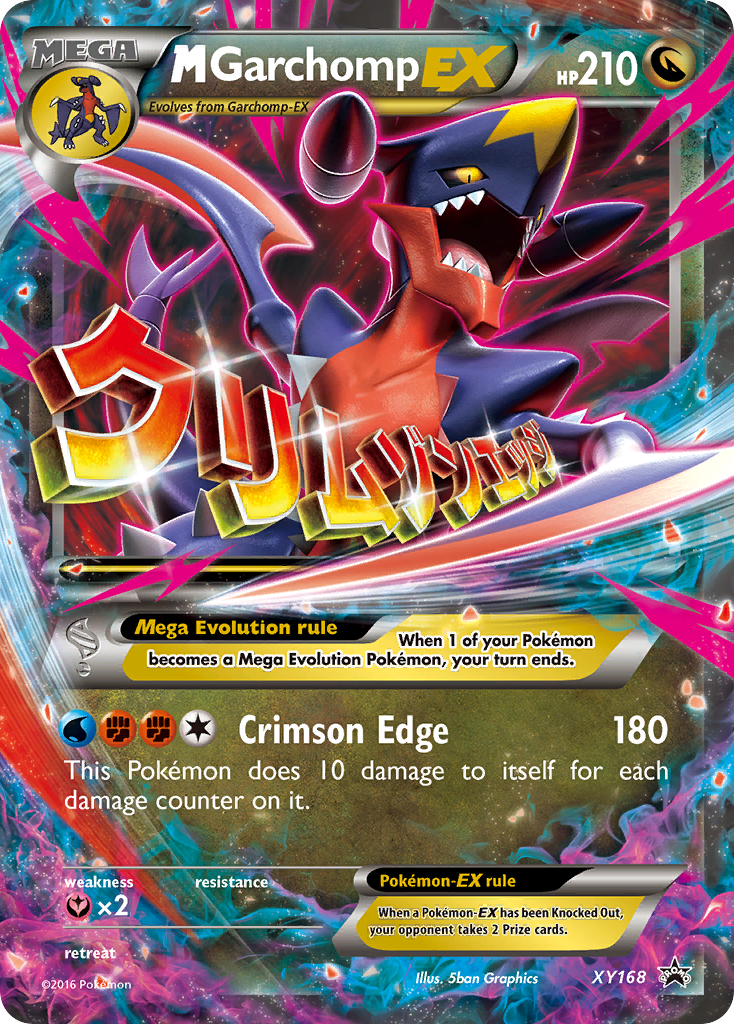 M Garchomp EX (XY168) [XY: Black Star Promos] | Fandemonia Ltd