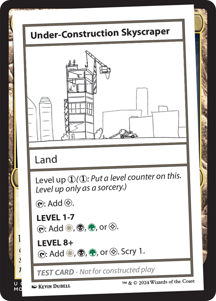 Under-Construction Skyscraper [Mystery Booster 2 Playtest Cards] | Fandemonia Ltd