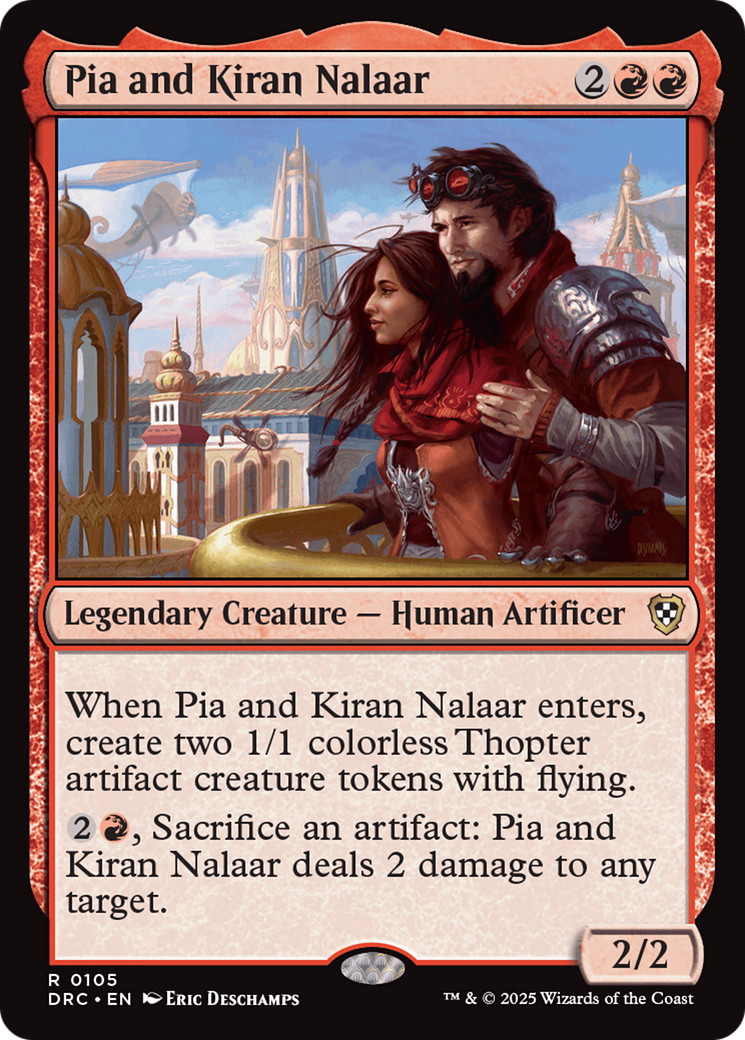 Pia and Kiran Nalaar [Aetherdrift Commander] | Fandemonia Ltd