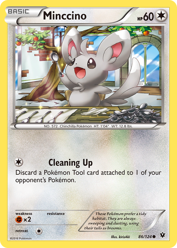 Minccino (86/124) [XY: Fates Collide] | Fandemonia Ltd