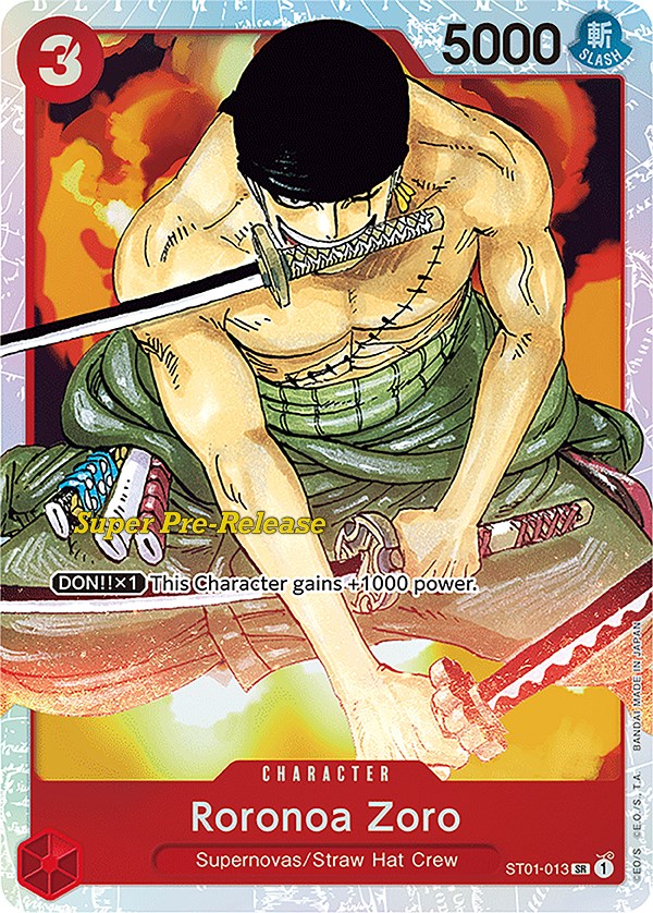 Roronoa Zoro [Super Pre-Release Starter Deck: Straw Hat Crew] | Fandemonia Ltd