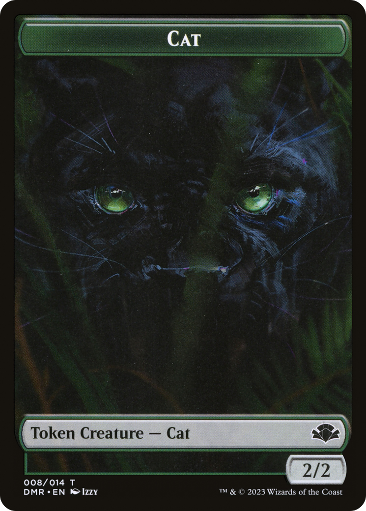 Cat Token (008) [Dominaria Remastered Tokens] | Fandemonia Ltd