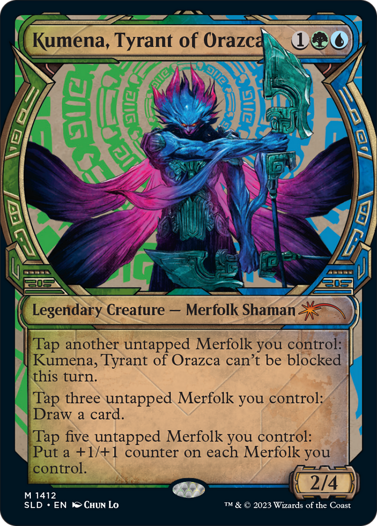 Kumena, Tyrant of Orazca (Rainbow Foil) [Secret Lair Drop Series] | Fandemonia Ltd