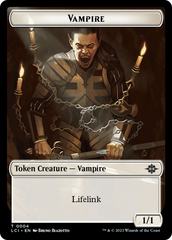 Vampire // Skeleton Pirate Double-Sided Token [The Lost Caverns of Ixalan Tokens] | Fandemonia Ltd