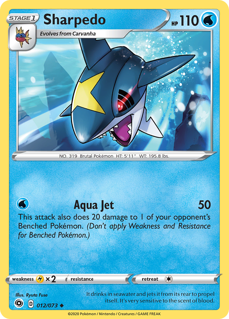 Sharpedo (012/073) [Sword & Shield: Champion's Path] | Fandemonia Ltd