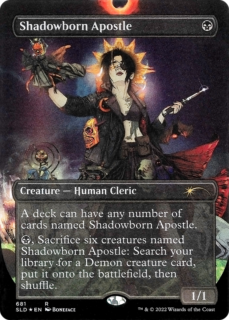 Shadowborn Apostle (681) (Borderless) [Secret Lair Drop Promos] | Fandemonia Ltd