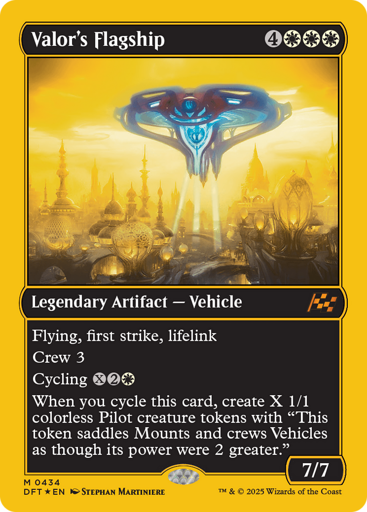 Valor's Flagship (First-Place Foil) [Aetherdrift] | Fandemonia Ltd