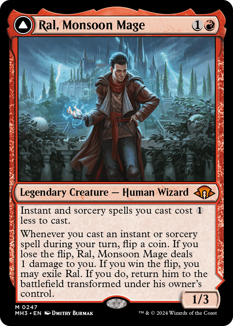 Ral, Monsoon Mage // Ral, Leyline Prodigy [Modern Horizons 3] | Fandemonia Ltd