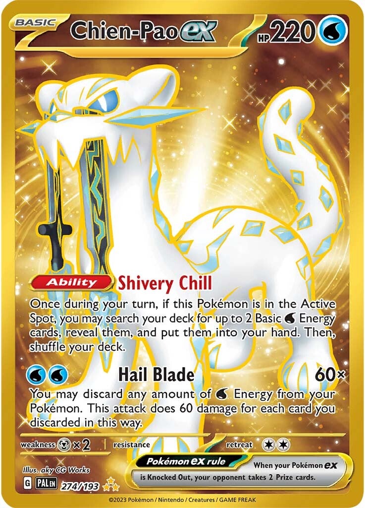 Chien-Pao ex (274/193) [Scarlet & Violet: Paldea Evolved] | Fandemonia Ltd