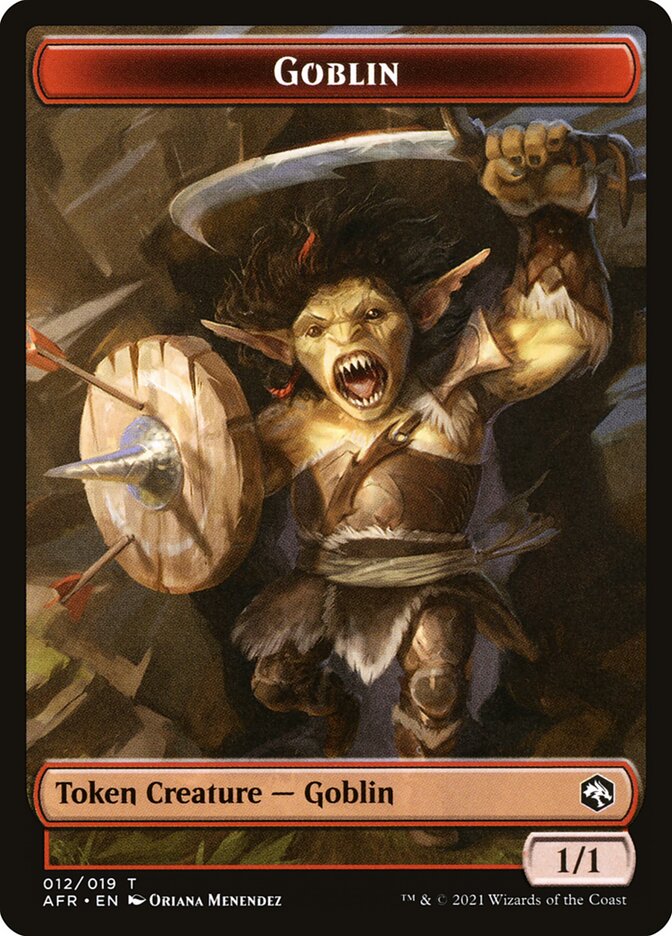 Lost Mine of Phandelver // Goblin Double-Sided Token [Dungeons & Dragons: Adventures in the Forgotten Realms Tokens] | Fandemonia Ltd