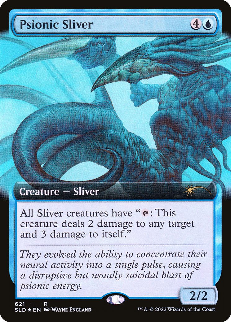 Psionic Sliver (Extended Art) [Secret Lair Drop Promos] | Fandemonia Ltd