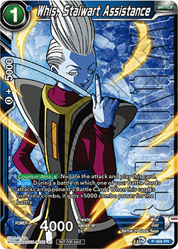 Whis, Stalwart Assistance (Unison Warrior Series Boost Tournament Pack Vol. 7 - Winner) (P-368) [Tournament Promotion Cards] | Fandemonia Ltd