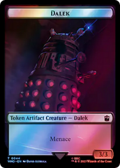 Dalek // Food (0057) Double-Sided Token (Surge Foil) [Doctor Who Tokens] | Fandemonia Ltd