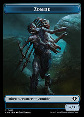 Human Soldier // Zombie (0013) Double-Sided Token [Commander Masters Tokens] | Fandemonia Ltd