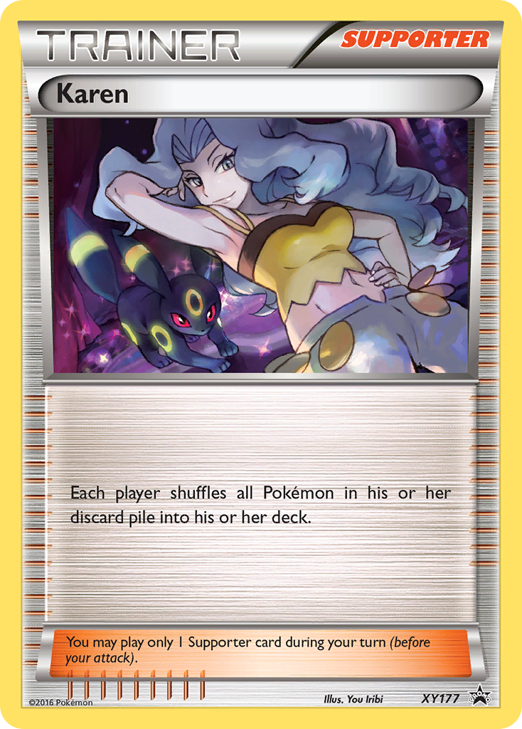 Karen (XY177) [XY: Black Star Promos] | Fandemonia Ltd