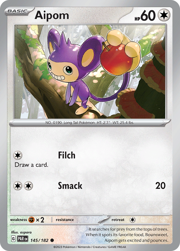 Aipom (145/182) [Scarlet & Violet: Paradox Rift] | Fandemonia Ltd