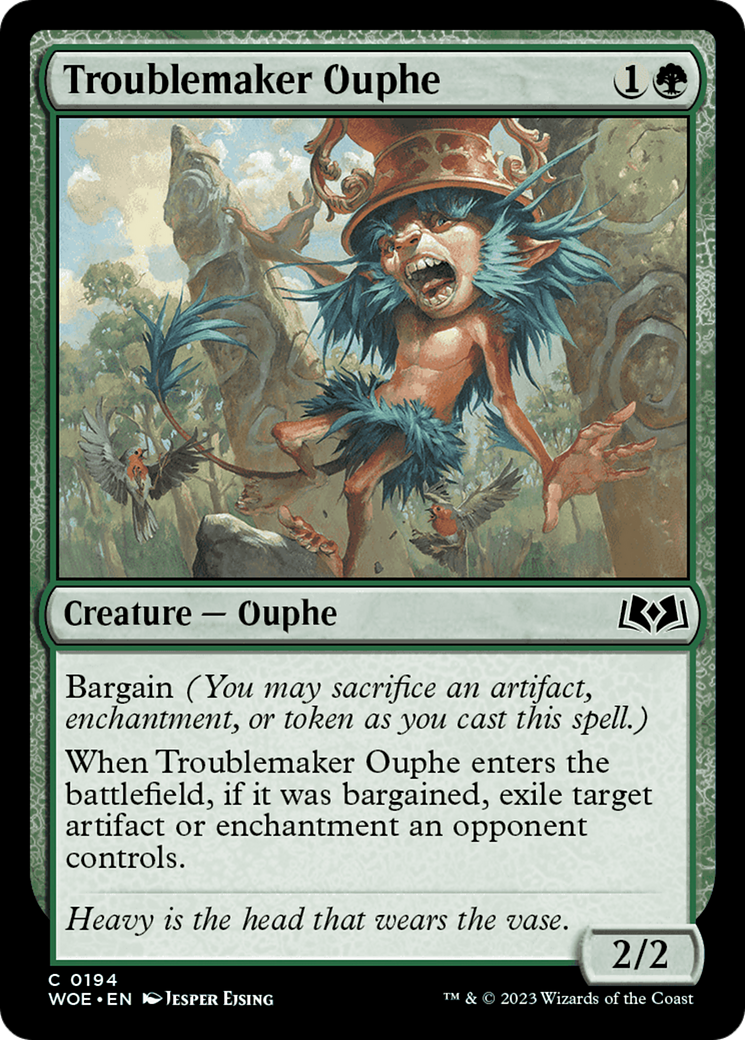 Troublemaker Ouphe [Wilds of Eldraine] | Fandemonia Ltd