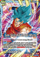 Son Goku // Super Saiyan Blue Son Goku Returns (P-399) [Promotion Cards] | Fandemonia Ltd