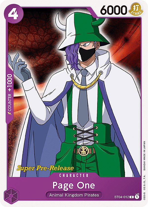 Page One [Super Pre-Release Starter Deck: Animal Kingdom Pirates] | Fandemonia Ltd