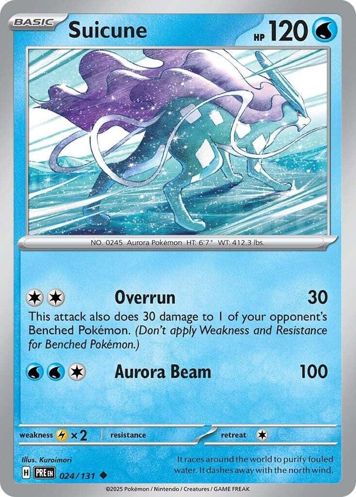 Suicune (024/131) [Scarlet & Violet: Prismatic Evolutions] | Fandemonia Ltd