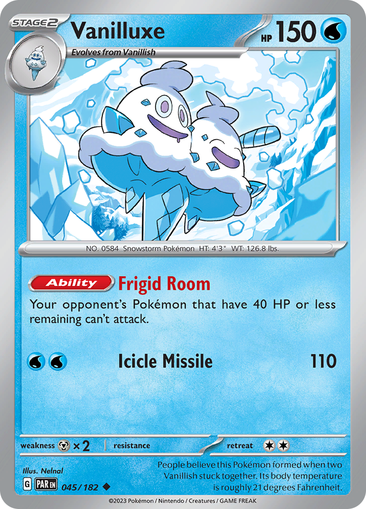 Vanilluxe (045/182) [Scarlet & Violet: Paradox Rift] | Fandemonia Ltd