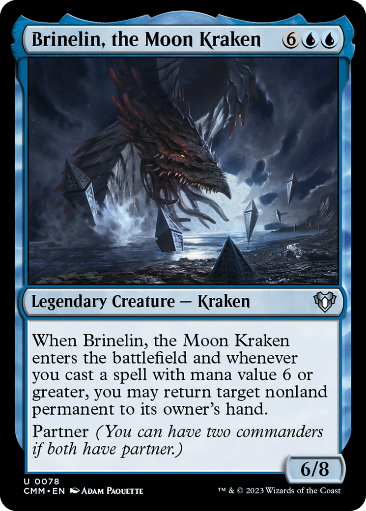 Brinelin, the Moon Kraken [Commander Masters] | Fandemonia Ltd