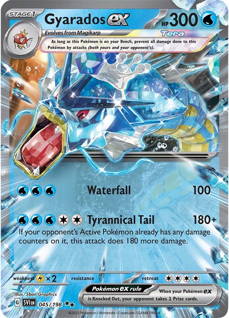 Gyarados ex (045/198) [Scarlet & Violet: Base Set] | Fandemonia Ltd