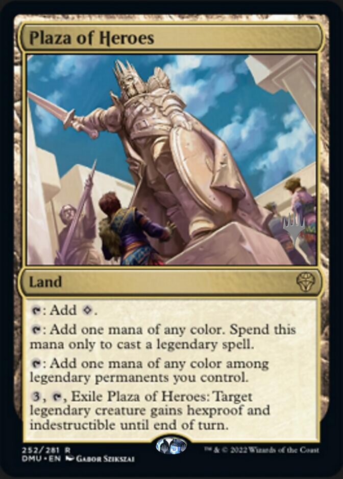 Plaza of Heroes (Promo Pack) [Dominaria United Promos] | Fandemonia Ltd