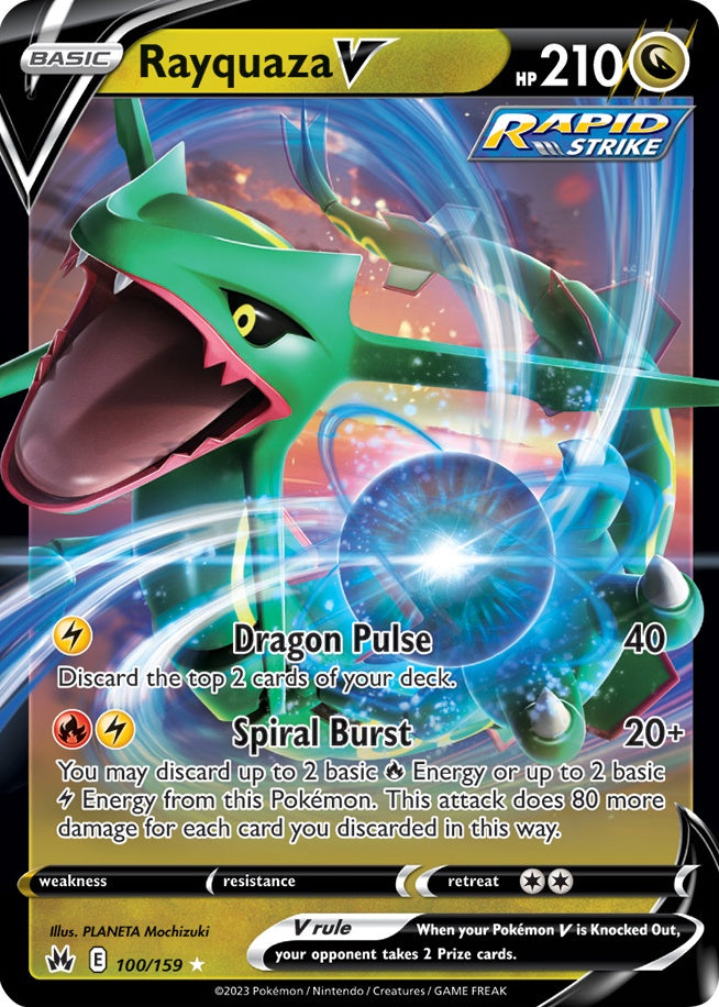 Rayquaza V 100/159 (Jumbo Card) [Sword & Shield: Evolving Skies] | Fandemonia Ltd