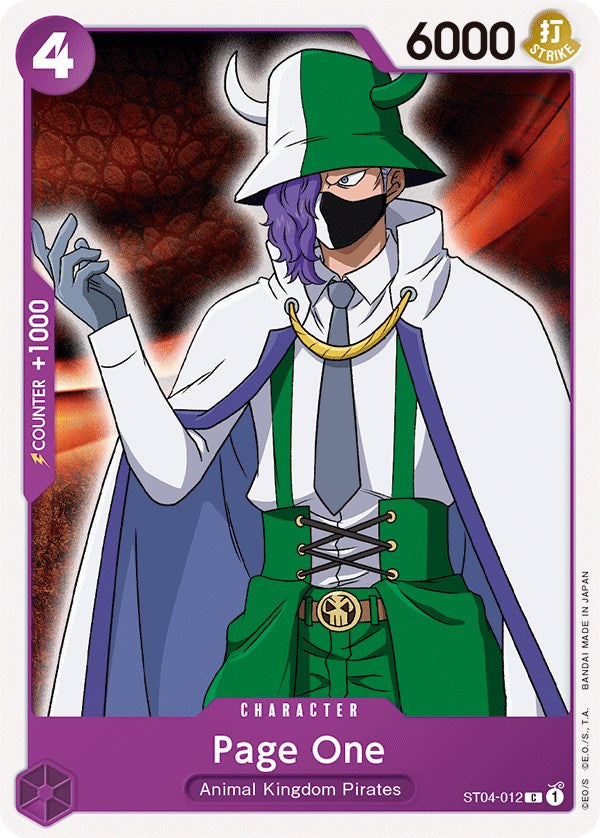 Page One [Starter Deck: Animal Kingdom Pirates] | Fandemonia Ltd