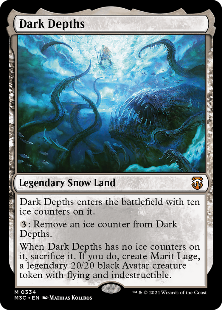 Dark Depths (Ripple Foil) [Modern Horizons 3 Commander] | Fandemonia Ltd