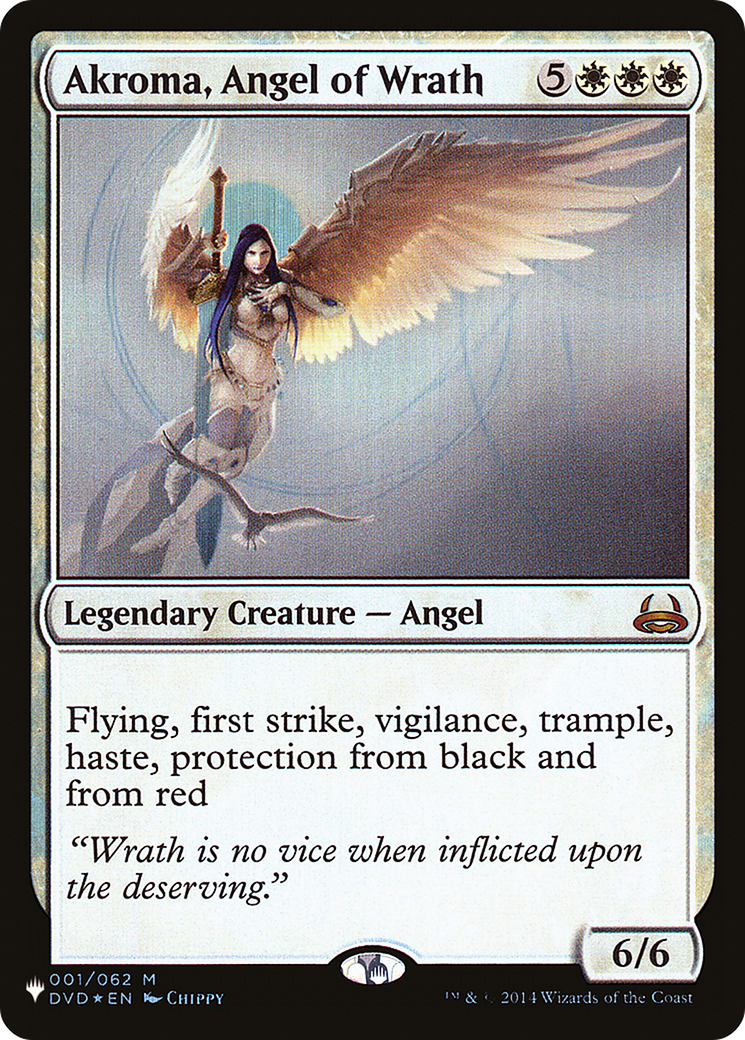 Akroma, Angel of Wrath [The List Reprints] | Fandemonia Ltd