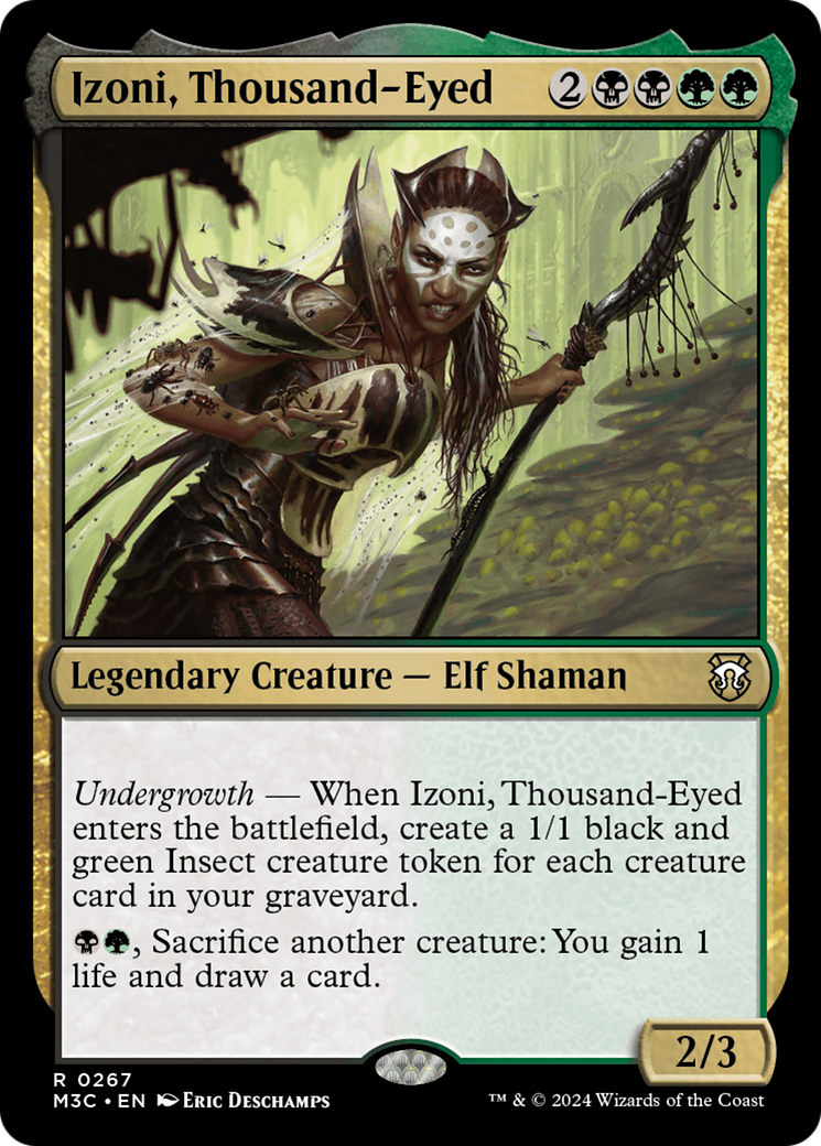 Izoni, Thousand-Eyed (Ripple Foil) [Modern Horizons 3 Commander] | Fandemonia Ltd