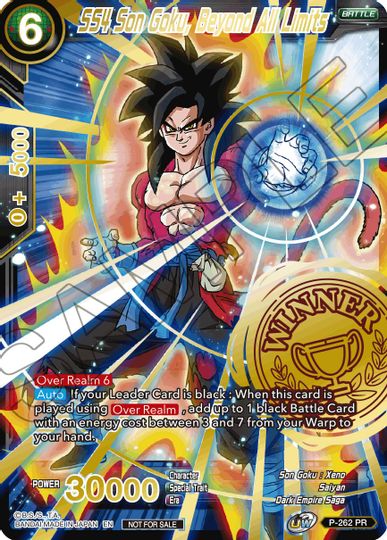 SS4 Son Goku, Beyond All Limits (Alternate Art Set 2021 Vol. 3) (P-262) [Tournament Promotion Cards] | Fandemonia Ltd