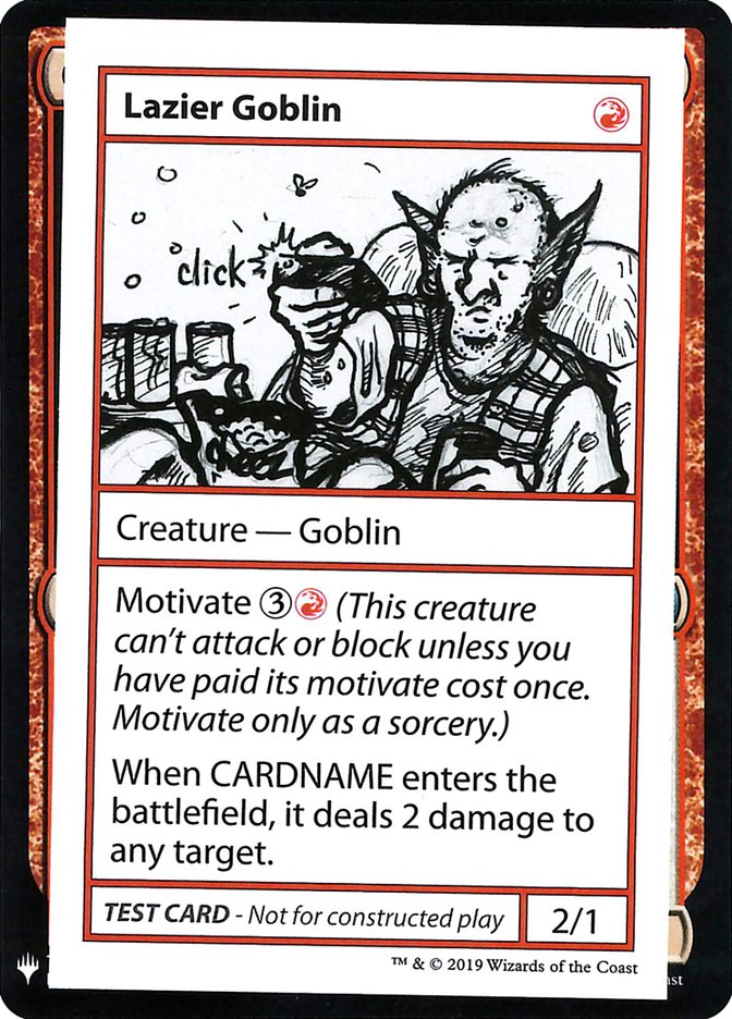 Lazier Goblin [Mystery Booster Playtest Cards] | Fandemonia Ltd