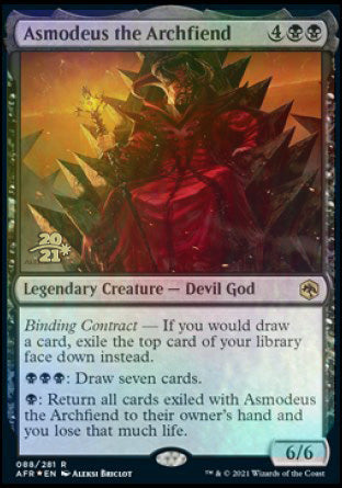 Asmodeus the Archfiend [Dungeons & Dragons: Adventures in the Forgotten Realms Prerelease Promos] | Fandemonia Ltd