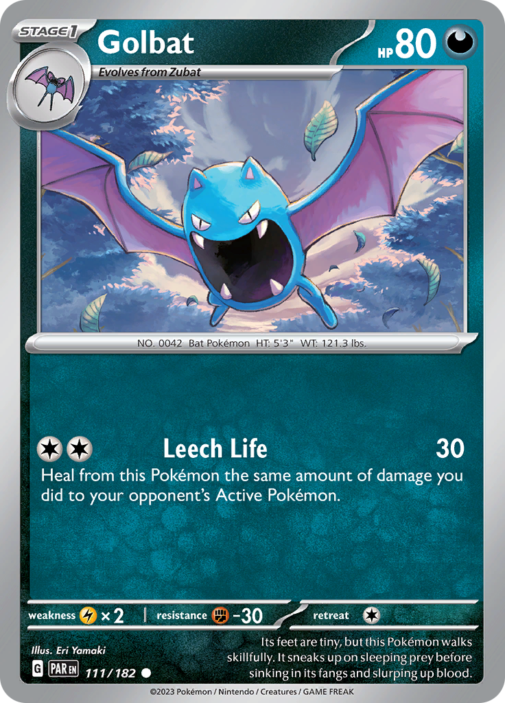 Golbat (111/182) [Scarlet & Violet: Paradox Rift] | Fandemonia Ltd