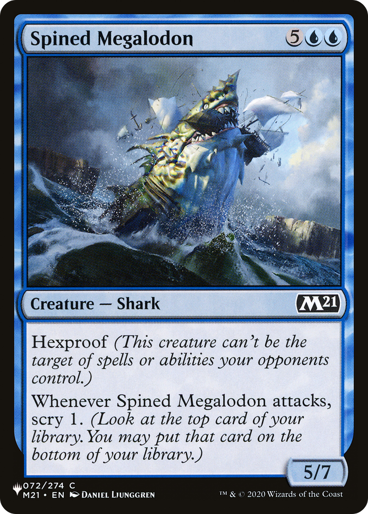 Spined Megalodon [The List Reprints] | Fandemonia Ltd