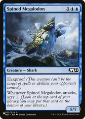 Spined Megalodon [The List Reprints] | Fandemonia Ltd