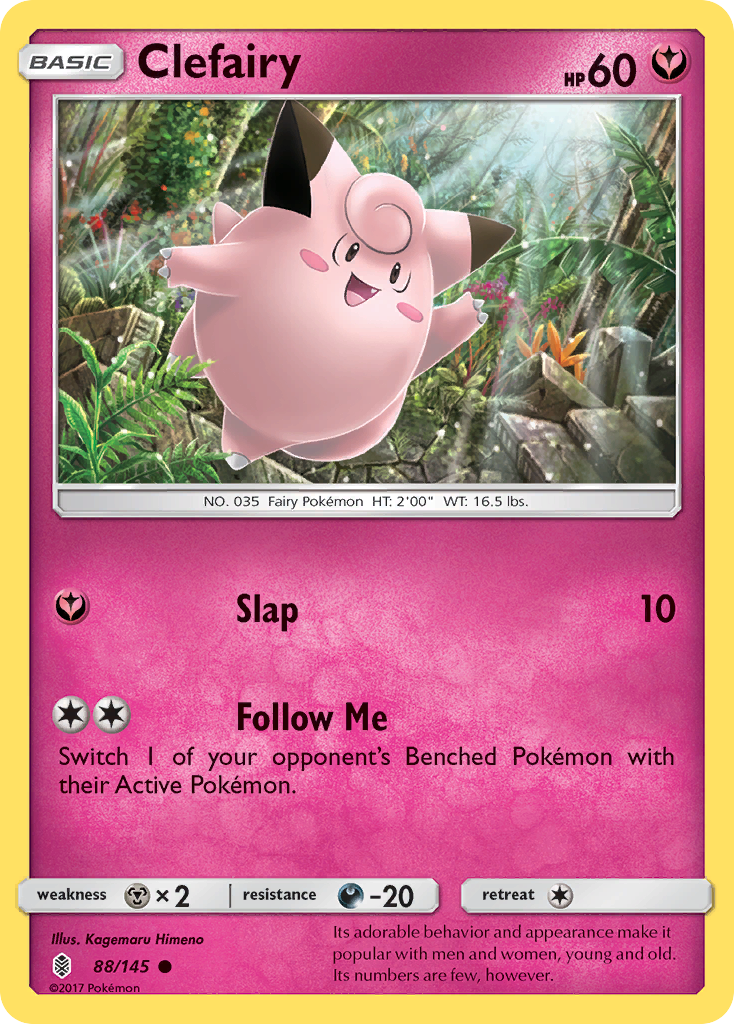 Clefairy (88/145) [Sun & Moon: Guardians Rising] | Fandemonia Ltd