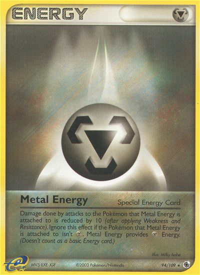 Metal Energy (94/109) [EX: Ruby & Sapphire] | Fandemonia Ltd