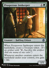 Prosperous Innkeeper [The List Reprints] | Fandemonia Ltd