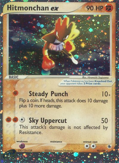 Hitmonchan ex (98/109) [EX: Ruby & Sapphire] | Fandemonia Ltd