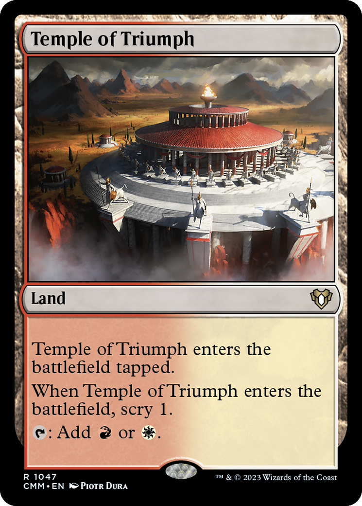 Temple of Triumph [Commander Masters] | Fandemonia Ltd