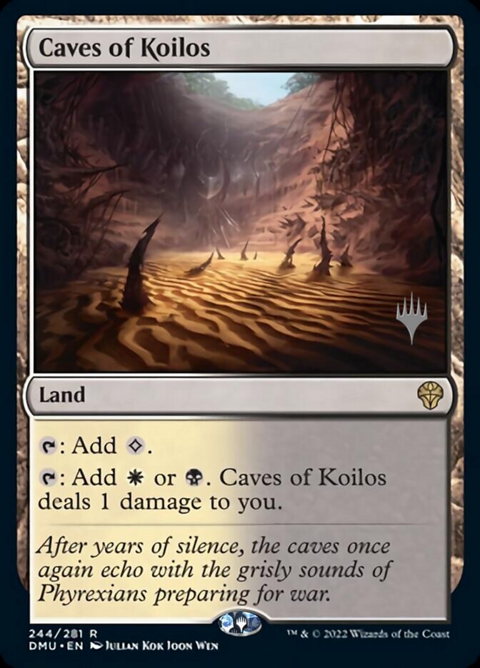 Caves of Koilos (Promo Pack) [Dominaria United Promos] | Fandemonia Ltd