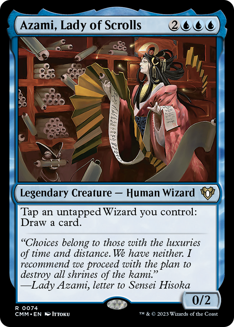 Azami, Lady of Scrolls [Commander Masters] | Fandemonia Ltd