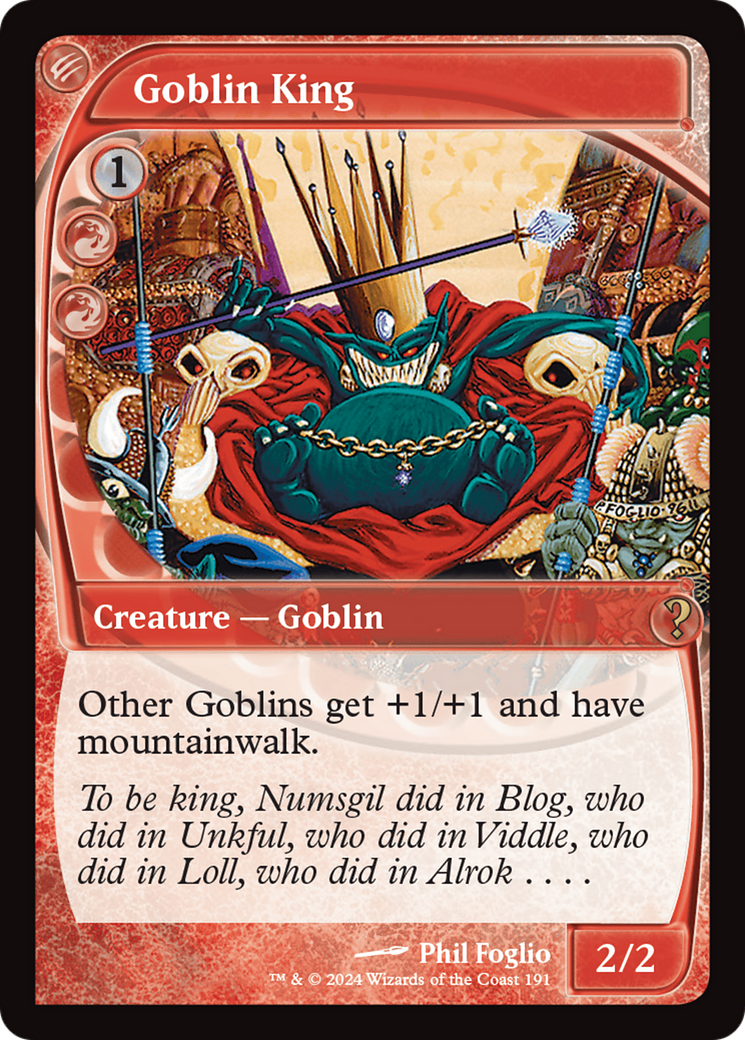 Goblin King (Future Sight) [Mystery Booster 2] | Fandemonia Ltd