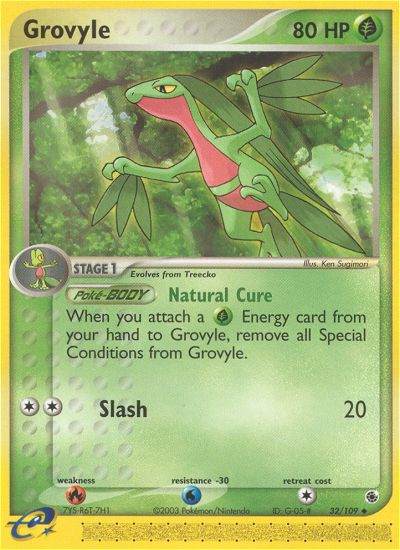 Grovyle (32/109) [EX: Ruby & Sapphire] | Fandemonia Ltd